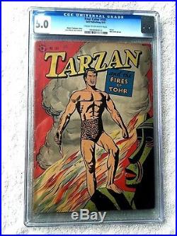 Tarzan Four Color #161 CGC 5.0 Dell August 1947 Cream to Off-white pages
