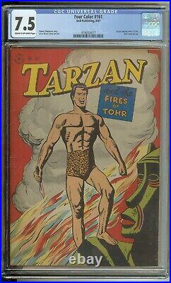 Tarzan Four Color #161 CGC 7.5 Dell Comic 1947 Fires of Tohr