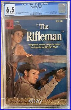 The Rifleman # 1 Four Color 1009 (dell) Cgc 6.5 Chuck Conners Johnny Crawford