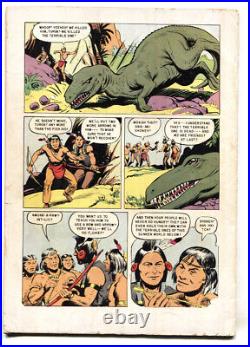 Turok #596-1954-dell-four Color-indians-dinosaurs Vg