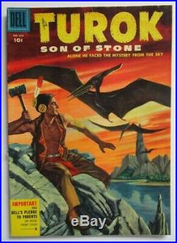 Turok Son Of Stone #656 2nd appearance Dell Comic Book 1955 four color