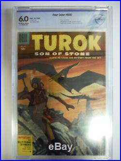 Turok Son of Stone #2 (Four Color #656) CBCS 6.0 ULTRA RARE! 2nd app of Turok