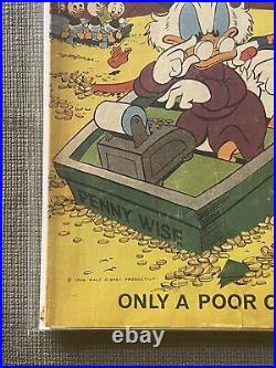UNCLE SCROOGE 1 FOUR COLOR #386 ONLY A POOR OLD MAN Disney 1952 Australian Rare