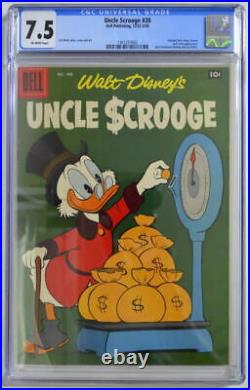 UNCLE SCROOGE #20 CGC 7.5 1957 Carl Barks cover / art / story