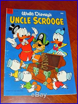 UNCLE SCROOGE #3 (DELL 1953) FOUR COLOR #495 FINE (6.0) cond. Carl Barks