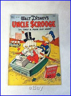 Uncle Scrooge #1 Four Color #386 Barks, Only A Poor Old Man, Disney, 1952