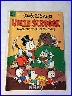 Uncle Scrooge #2 Four Color #456 Carl Barks, Back To The Klondike Disney, 1953