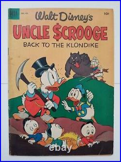 Uncle Scrooge #456 (VG, 1953, Dell Four Color) Back to the Klondike, 2nd appear