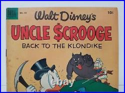 Uncle Scrooge #456 (VG, 1953, Dell Four Color) Back to the Klondike, 2nd appear