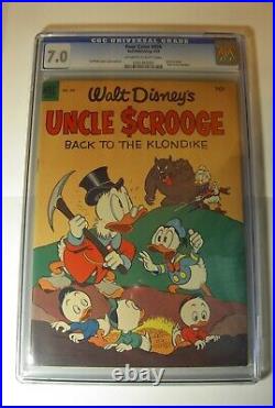 Uncle Scrooge Four Color#456 CGC 7.0 FN/VF, 1953, Golden Age Pre-code Carl Barks