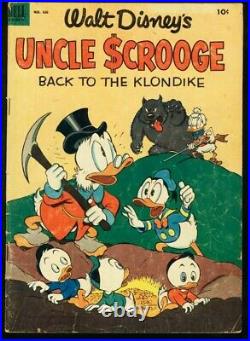 Uncle Scrooge-four Color Comics #456-walt Disney-dell-carl Barks G/vg