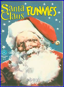 VTG 1945 Dell Four Color Comics #91 Santa Clause Funnies FINE Walt Kelly Art