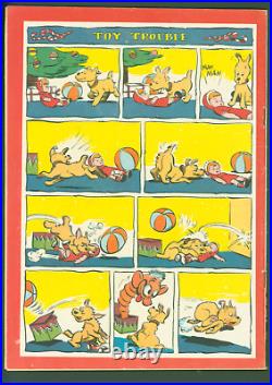 VTG 1945 Dell Four Color Comics #91 Santa Clause Funnies FINE Walt Kelly Art