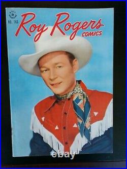 Vintage 1947 Dell 4 Four Color Comic #166 Roy Rogers Nice! High Grade