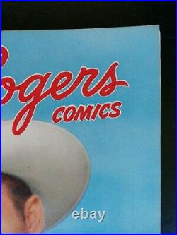 Vintage 1947 Dell 4 Four Color Comic #166 Roy Rogers Nice! High Grade