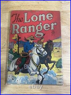 Vintage Four Color The Lone Ranger #118 A Dell Magazine Comic Book