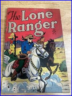 Vintage Four Color The Lone Ranger #118 A Dell Magazine Comic Book