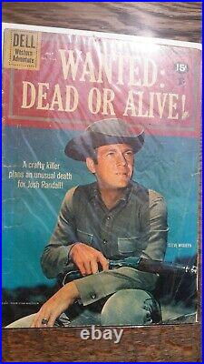 WANTED DEAD OR ALIVE &THE REBEL Comic Book Lot Western Cowboy 4 color