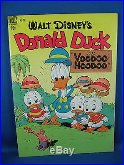 Walt Disney Four Color 238 DONALD DUCK F VF Barks Voodoo Hoodoo 1949 Nice