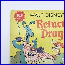 Walt Disney Reluctant Dragon Four Color Series One #13 Dell Comic 1941 GD-FR
