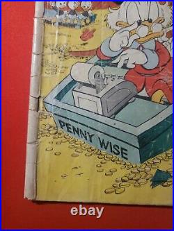 Walt Disney Uncle Scrooge #1 DELL COMICS1952 Carl Barks LOW GRADE