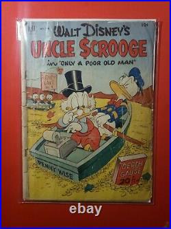 Walt Disney Uncle Scrooge #1 DELL COMICS1952 Carl Barks LOW GRADE