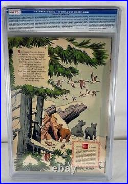 Walt Disney's Bear Country Four Color #758 by Dell Publishing CGC Grade 9.4