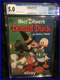Walt Disney's Donald Duck #26 Dell Comics 1952 Trick or Treat Carl Barks art