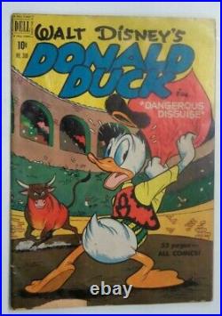 Walt Disney's Donald Duck Four Color Comic #308 Carl Barks Art 1950 Vf- Ow Pages