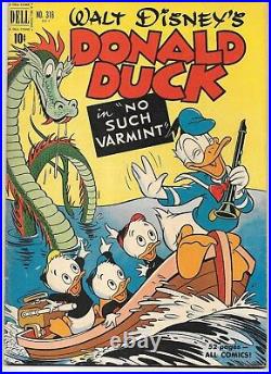 Walt Disney's Donald Duck No Such Varmint Dell Four Color #318 1951