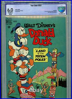 Walt Disney's Four Color #263 CBCS 6.0 1950 Golden Age Dell Donald Duck B28