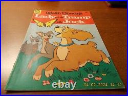 Walt Disney's Lady and the Tramp with Jock No. 629 1955 Dell Four Color