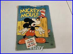 Walt Disney's MICKEY MOUSE #79 1945 3.0 RARE COMIC Dell Four Color