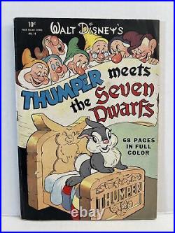 Walt Disney's Thumper Meets The Seven Dwarfs #19 1943 Dell Four Color