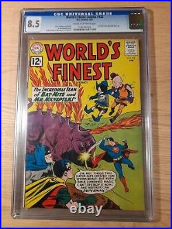 World's Finest # 123, D. C. 1962, Bat-Mite & Mr. Mxyzptlk, CGC 8.5