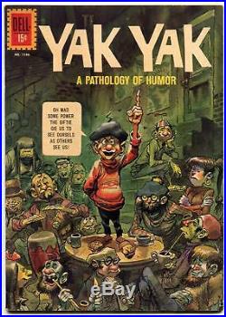 Yak Yak Four Color Comics #1186-Dell-Jack Davis-style of Mad magazine- FN+