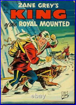 Zane Grey's King of the Royal Mounted- Four Color Comics #384 1952 VG+