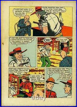 Zane Grey's King of the Royal Mounted- Four Color Comics #384 1952 VG+