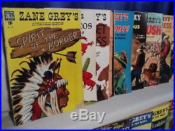 Zane Greys Stories of the West LOT 44 Books! Dell Four Color Gold Key (s 10864)