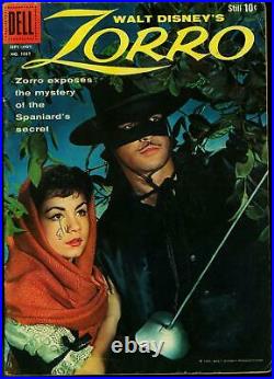 Zorro Four Color Comics #1037 1959- Guy Williams Annette VG